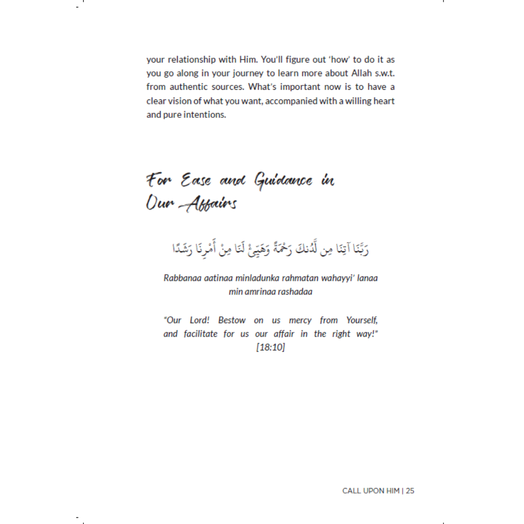 Iman Publication Buku Call Upon Him by Mizi Wahid 100074