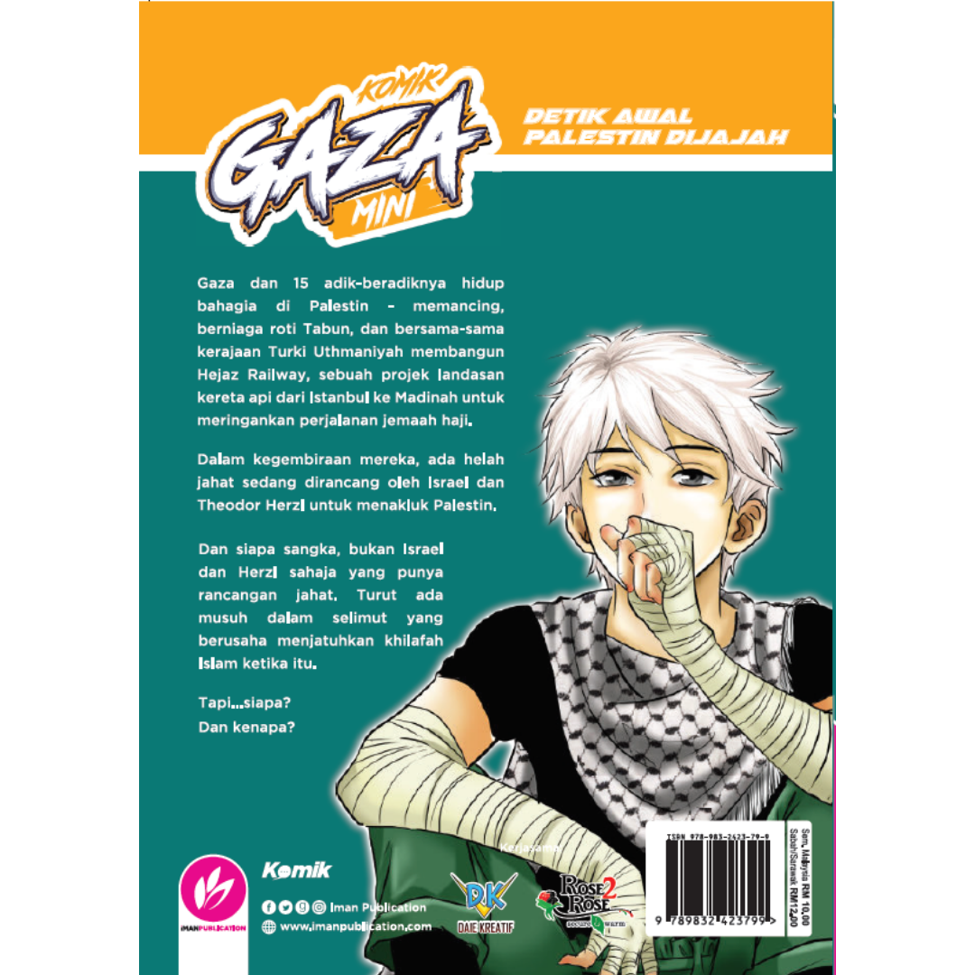 Iman Publication Buku Komik Gaza MINI #1 Detik Awal Palestin Dijajah by IF Moses 100088