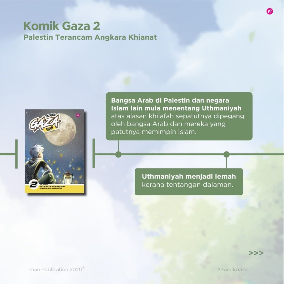 Iman Publication Buku Komik Gaza MINI #2 Palestin Terancam Angkara Khianat by IF Moses 100162